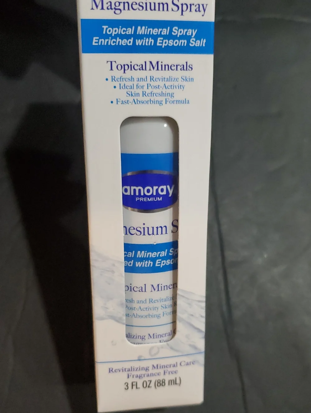 Fast-absorbing non greasy Epsom salt enriched Magnesium spray brand new